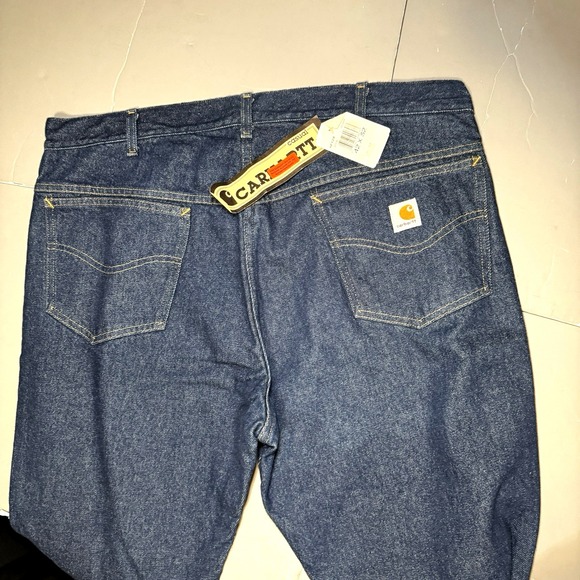 Carhartt Other - Carhartt Casual Jeans WF128 Flannel Lined Mens 40 32 Vintage USA Union Made New